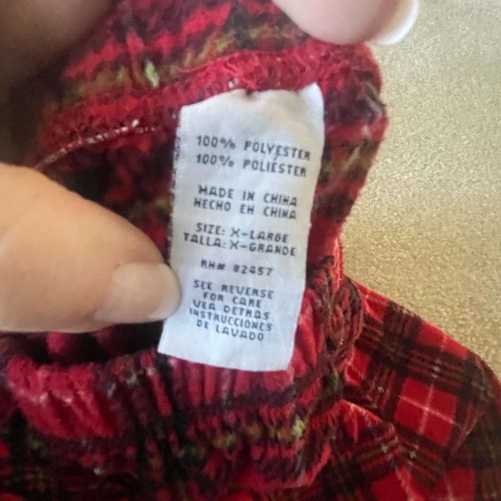 Disney Minnie Mouse Plaid Pajama Set. Women‎ size L-XL - Picture 11 of 11
